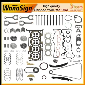 G4KJ Timing Chain Kit With Head Gasket Set For Kia Sportage Hyundai Santa Fe Tucson 2.4L 2011-2020