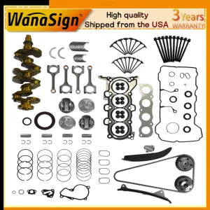 G4NC Engine Rebuild Overhaul Kit w/Crankshaft For Kia Sportage Hyundai Santa Fe 2.0L 2014-2018