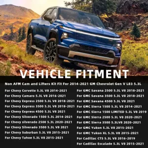 NON AFM DOD Disable Camshaft Lifter Kit For GM Chevrolet Silverado 1500 GMC 5.3L V8 14-21