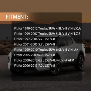 Sloppy Mechanic Stage 2 Camshaft Lifter fit for Gasket Kit for 97-07 5.3 5.7L V8