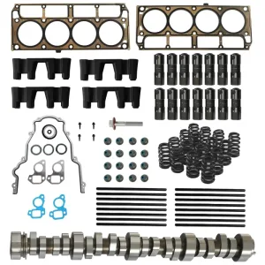 Sloppy Stage 2 Camshaft Kit Lifters W/Head Gasket Set For Chevrolet GMC 1999-2013 Gen III/IV LS 4.8 5.3 Vortec Trucks V8