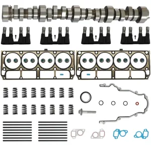 Sloppy Stage 2 Camshaft Kit Lifters W/Head Gasket Set For Chevrolet GMC 1999-2013 Gen III/IV LS 4.8 5.3 Vortec Trucks V8