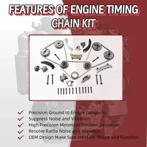 Timing Chain Kit For Chevrolet Cadillac GMC Pontiac Suzuki Saab 2.8L 3.0L 3.2L 3.6L V6 07-21