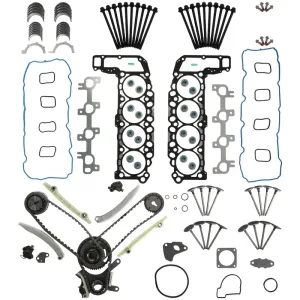 Timing Chain Kit w/ Bearing & Head Gasket Set For 99-03 Jeep Dodge Durango 4.7L