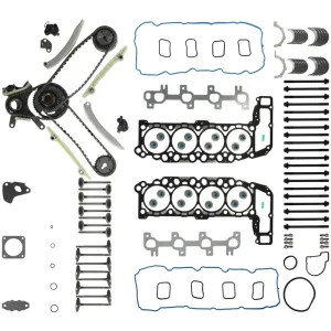 Timing Chain Kit w/ Bearing & Head Gasket Set For 99-03 Jeep Dodge Durango 4.7L