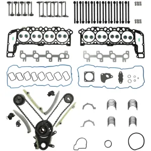 Timing Chain Kit w/ Bearing & Head Gasket Set For 99-03 Jeep Dodge Durango 4.7L
