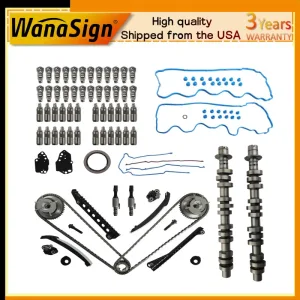 Timing Chain Kit Camshaft Rocker Arms Lifters For Ford Lincoln 5.4L 3V 2005-2008