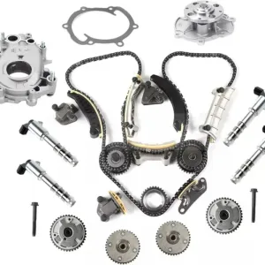 Timing Chain Kit w/Chain Guide Tensioner Sprocket Full Gasket For Chevy GMC Cadillac Buick 2.8L 3.0L 3.6L V6