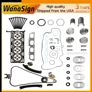 Timing Chain Kit w/ Head Gasket Set For GMC Buick Cadillac Chevrolet Equinox Chevrolet Camaro 2.0L 2016-2020