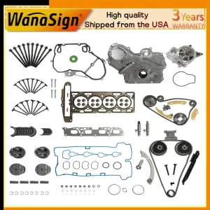 Timing Chain Kit & Head Gasket Set For GMC Terrain Chevy Equinox Malibu Buick Regal 2.4L 2007-2017