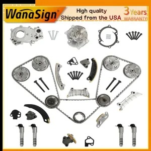 Timing Chain Kit w/VVT Sprocket For Chevy GMC Cadillac Buick 2.8L 3.0L 3.6L V6 2007-2015