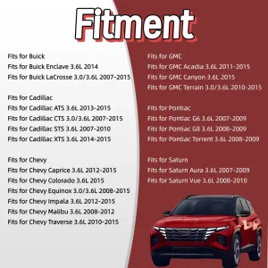 Timing Chain Kit w/VVT Sprocket For Chevy GMC Cadillac Buick 2.8L 3.0L 3.6L V6 2007-2015