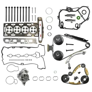 Timing Chain Kit & Water Pump For GMC Chevy Pontiac Buick 2.2L 2.4L 2011-2017