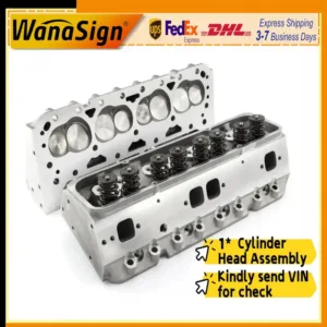 1*PC Cylinder Head For GMC Chevy 350 190cc 64cc 2.02/1.60 Intake Exhaust Valve