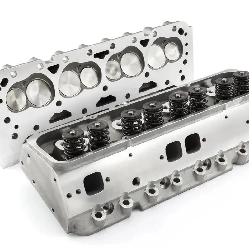 Cylinder-Head-4 1*PC Cylinder Head For GMC Chevy 350 190cc 64cc 2.02/1.60 Intake Exhaust Valve