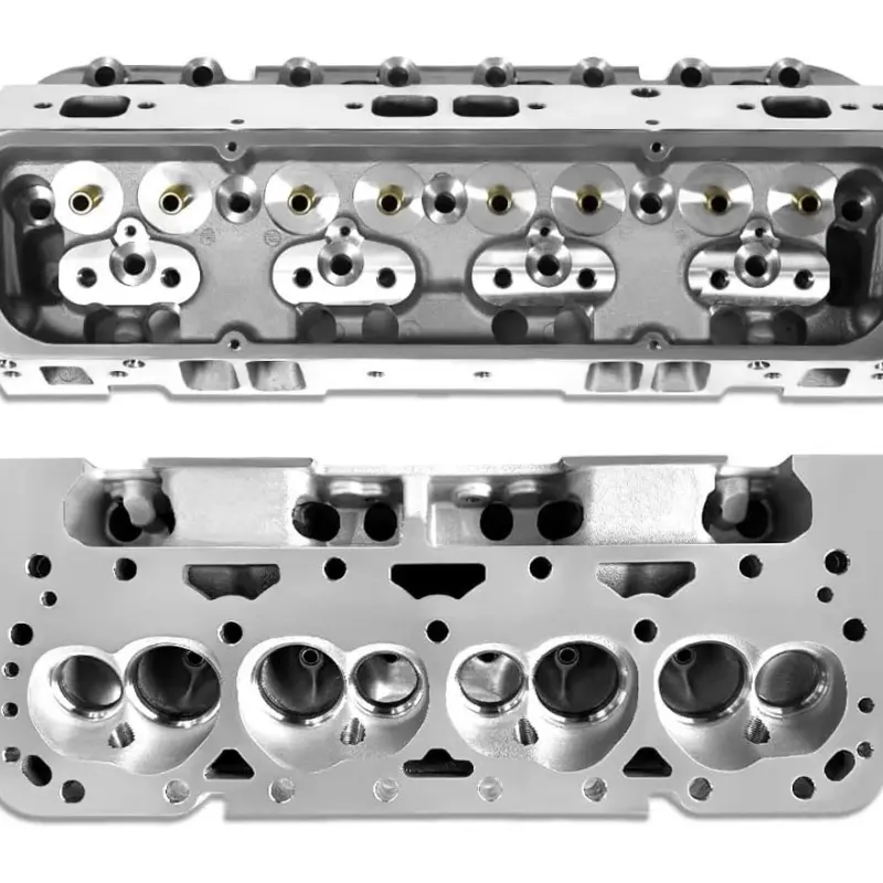 Cylinder-Head-7 1*PC Cylinder Head For GMC Chevy 350 190cc 64cc 2.02/1.60 Intake Exhaust Valve