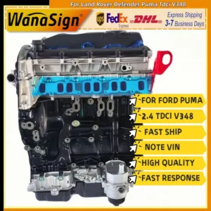 Ford Transit 2.4L Engine Long Block Assey For Land Rover Defender Puma Tdci V348