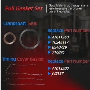 Full Gasket Set Timing Chain Kit Intake/Exhaust Valve For Ford F-150 Mustang 5.0L 11-14
