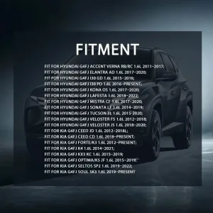 G4FJ Engine Rebuild Overhaul Kit Timing Chain Kit Fits Hyundai Kona Kia K4 1.6L 11-22