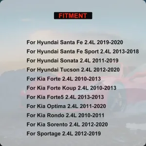 G4KJ Engine Rebuild Kit with Crankshaft For Hyundai Sonata Kia Sportage 2.4L 2010-2020