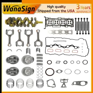 G4KJ Engine Rebuild Overhaul Kit w/Crankshaft For Hyundai Sonata Kia Sorento 2.4L 2011-2020