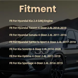 G4KJ Engine Rebuild Overhaul Kit w/Crankshaft For Hyundai Sonata Kia Sorento 2.4L 2011-2020