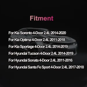 G4KJ Engine Rebuild Overhaul Kit Timing Chain Kit For Kia Sportage Hyundai Tucson 2.4L 2011-2020