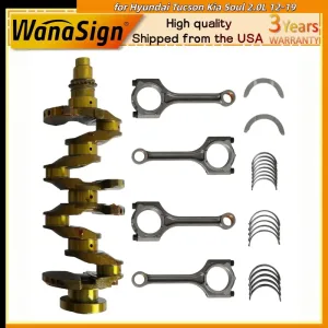 G4NA 2.0 Crankshaft Con Rods Bearing Kit For Hyundai Tucson Kia Soul 2.0L 12-19
