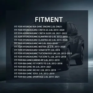 G4NC Engine Rebuild Overhaul Kit Crankshaft Piston Kit For Hyundai Elantra Kia Soul 2.0L 2011-2022