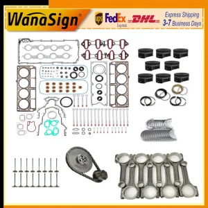 Head Full Gasket Set w/ Cylinder Bolts For Chevy ISUZU SAAB BUICK HUMMER GMC 4.8L 5.3L 2002-2011