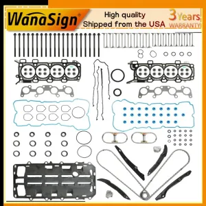 Head Gasket Bolts Set Timing Chain Kit For 2011-2014 Ford F-150 Mustang 5.0L V8