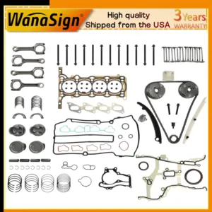 Head Gasket Set Timing Chain Kit Valve Connecting Rod Piston For Buick Chevrolet 1.4L 11-16