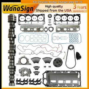 MDS 5.7L Camshaft Lifters Kit Gasket Chain For Chrysler Dodge Charger Jeep 09-15