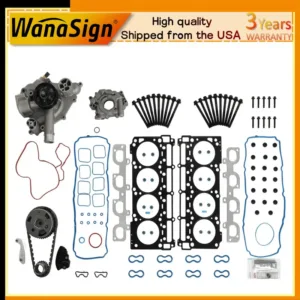 MDS Head Gasket Set Timing Chain Oil Pump For Jeep Dodge Chrysler Ram 6.4L 11-15