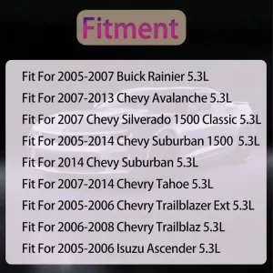 Non AFM/DOD Camshaft Gasket Timing Chian Oil Pump For Chevy GMC Buick 5.3L 05-14