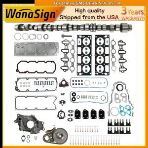 Non AFM/DOD Camshaft Gasket Timing Chian Oil Pump For Chevy GMC Buick 5.3L 05-14