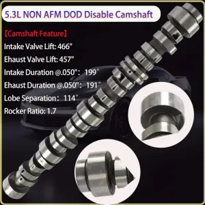 Non AFM/DOD Camshaft Gasket Timing Chian Oil Pump For Chevy GMC Buick 5.3L 05-14