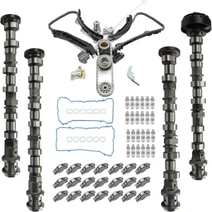 Timing Chain Camshafts Rocker Arms For Jeep Wrangler Dodge Ram Chrysle 3.6L 11-16