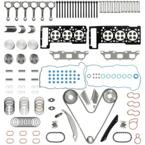 Timing Chain Head Gasket Kit Piston For Dodge Intrepid Chrysler 300 2.7L 2001-10