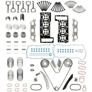 Timing Chain Head Gasket Kit Piston For Dodge Intrepid Chrysler 300 2.7L 2001-10