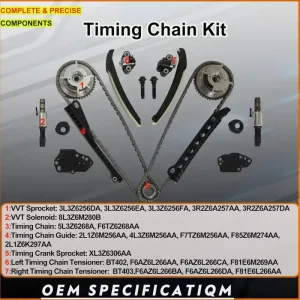 Timing Chain Kit Camshaft Rocker Arm For Ford F350 Mustang Lincoln 4.6 5.4 05-08