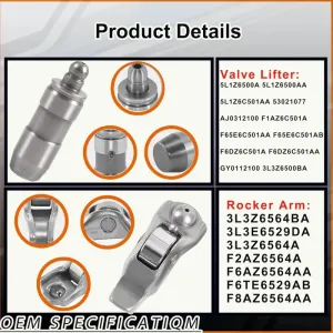 Timing Chain Kit Camshaft Rocker Arm For Ford F350 Mustang Lincoln 4.6 5.4 05-08