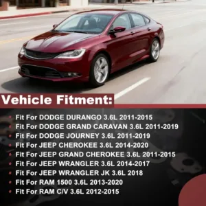 Timing Chain Kit VVT & Solenoid For Chrysler Dodge Jeep Cherokee Ram 3.6L 11-20