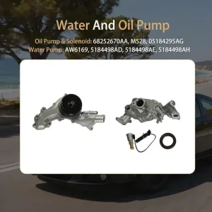 Timing Chain Oil/Water Pump For Chrysler 200 Dodge Ram Jeep Cherokee 3.6L 11-15